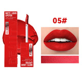 Rouge à lèvres liquide mat 6 couleurs, longue tenue, teinte antiadhésive, brillant à lèvres nude, waterproof, maquillage