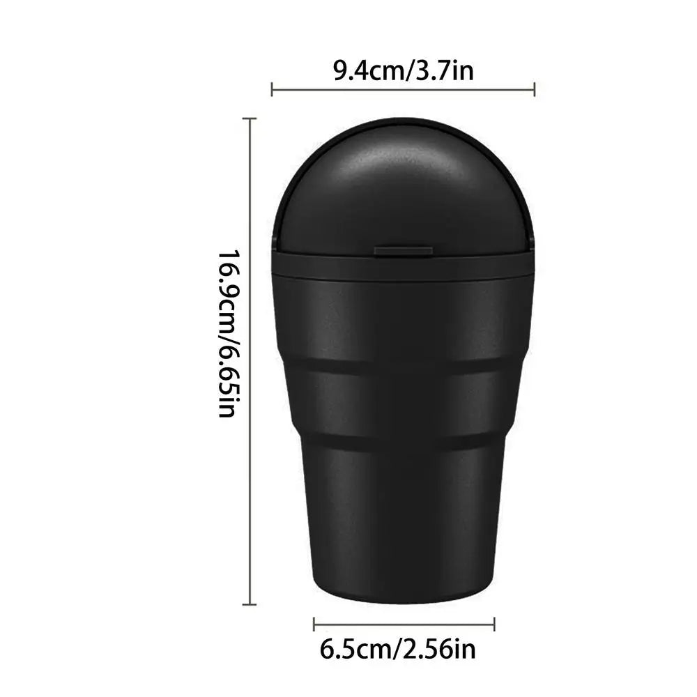 Car Garbage Bin Automotive Trash Cup Car Waste Bin Flip-Top Design Gadgets Interior Car Accessories for Car Sedan SUV Truck