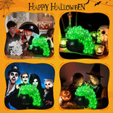 Halloween Indoor Decor DIY Bubbling Witch Cauldron Set Large Black Plastic Bowl for Spooky Party Decoration Home Table Kitchen