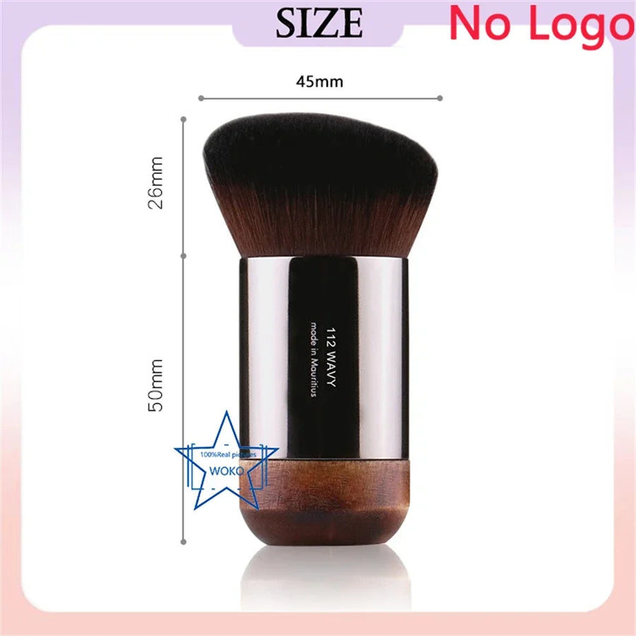 Pinceau de voyage pour fond de teint M112, pinceau magique pour application liquide, pinceau de maquillage biseauté Kabuki de haute qualité pour fond de teint, correcteur