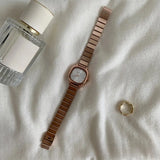2024 Hot Brand Stainless Steel Strap Watch Women Luxury Gift Quartz Wristwatch Student Fashion Simple Square Quartz Watches - Lootquake