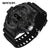 SANDA 3168 White Sport Watch  LED Digital 50M Waterproof Watch Men Multifunction Clock Relogio Masculino Men Military Watches - Lootquake