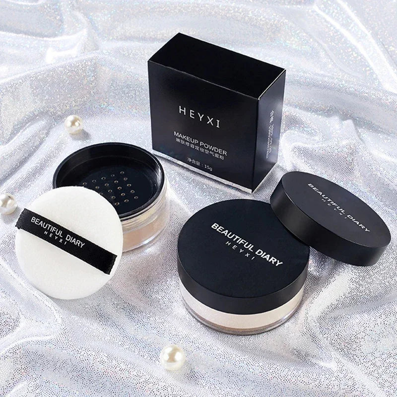 Polvos sueltos profesionales, control de aceite, antisudor, resistentes al agua, base mate, maquillaje de larga duración, translúcidos, polvos fijadores faciales.