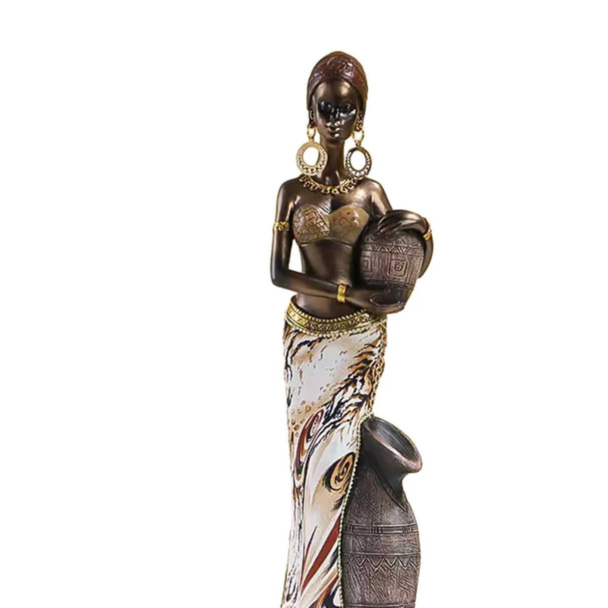 African Women Figurine, African Statues, Retro Sculptures, Collectible