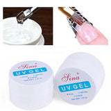 15ml 3 Color UV Nail Gel Transparent White Pink Manicure Nail Polish UV Gel Strong Extension For Nails Art Tips GY06#1-3