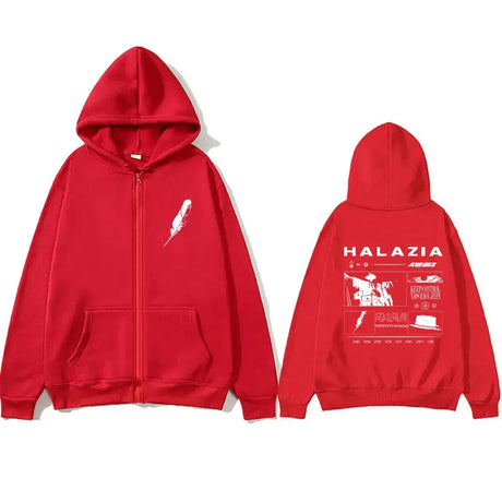 Korean Team Ateez Spin Off From Loose The Witness Print Zip Up Hoodie Men Women Fashion Trend Zip Up Jacket Male pop Y2k Hoodies - Lootquake