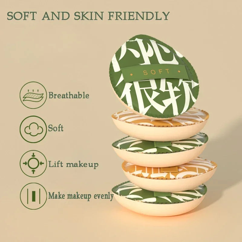 1PC Thickened And Ultra-soft, Wet And Dry, The Cushion Puff That Does Not Absorb Powder, And Used Exclusively For Foundation