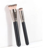 Brochas de maquillaje para base, corrector y ojeras, en ángulo, sin costuras, sintéticas, para cremas líquidas, cosméticas, herramientas de maquillaje facial