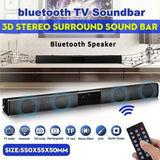 Altavoz Bluetooth de columna, altavoz portátil de alta potencia, barra de sonido para TV, ordenador, centro de música, radio con tarjeta TF, AUX, USB