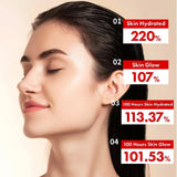 Mascarilla facial desprendible con colágeno Real Collagen Fit, 670 000 ppm de colágeno, elasticidad, hidratación, luminosidad y piel de cristal.