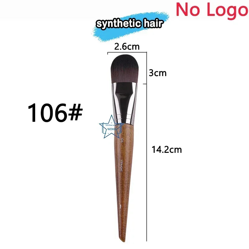 M108 106 Flat Foundation Brush  BB Cream Blender Concealer Foundation Liquid Brush Large Foundation Brush Cream Makeup Tools
