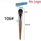 M108 106 Flat Foundation Brush  BB Cream Blender Concealer Foundation Liquid Brush Large Foundation Brush Cream Makeup Tools