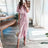 Formal Dresses For Wedding Guest Short Sleeve Long Dress Temperament Commuting High Waist Button Dress vestidos de graduación - Lootquake