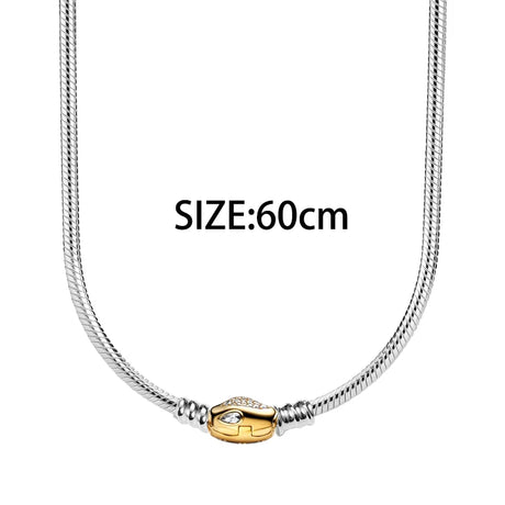 925 Silver Valentine's Day Snake Year Series Pendant Suitable for 925 Sterling Silver Original Women's Bracelet DIY Jewelry Gift - Lootquake