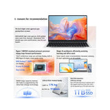 HONOR MagicBook X16 Plus 2024 Laptop AMD Ryzen R7 8845HS 16GB 32GB 512GB 1TB 16" Inch 60Hz/120Hz Notebook Ultrabook Computer PC - Lootquake