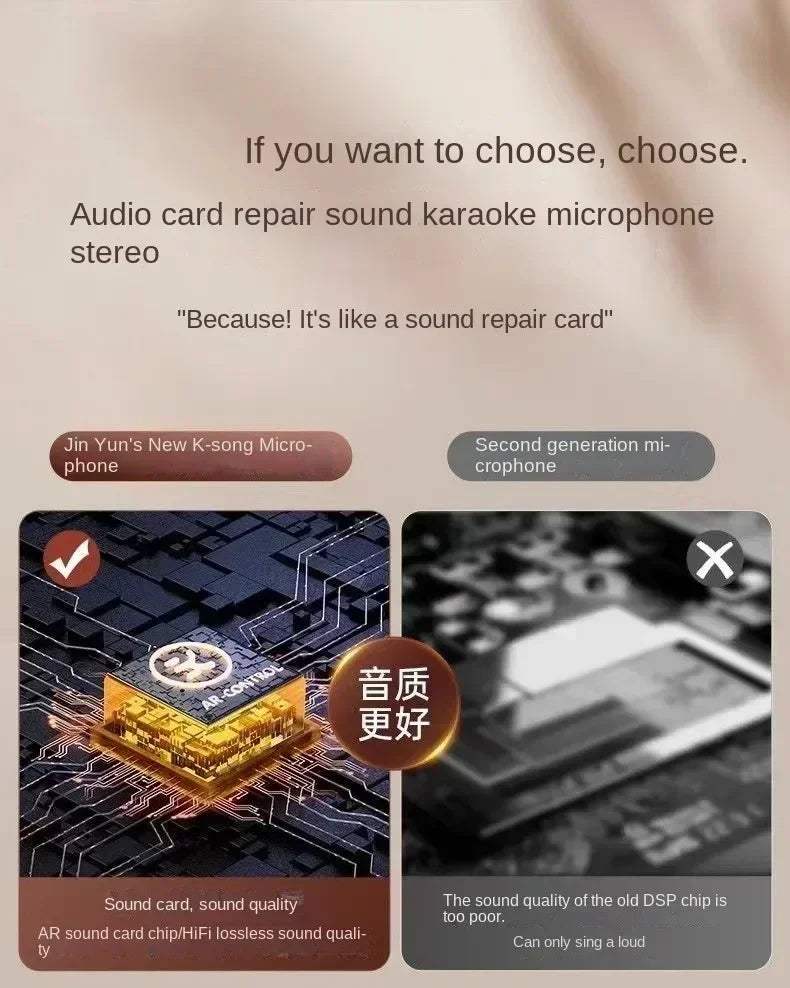 Haut-parleur de karaoké sans fil Bluetooth chantant microphone haut-parleur microphone maison famille ktv téléphone portable intégré portable