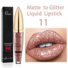 Diamond Shimmer Pearlescent Lip Gloss Waterproof Long Lasting Non-stick Cup Matte Glitter Liquid Lipstick Lip Glaze Lips Make Up