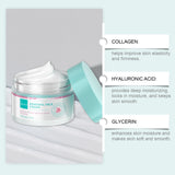 Crema facial reafirmante con colágeno, renovación, nutrición profunda, reducción de manchas oscuras, pecas, aclaramiento, piel suave, lifting, crema reafirmante.