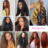 32" Full Lace Knotless Box Braids Wig - Synthetic - with Baby Hair - Medium Brown Lace