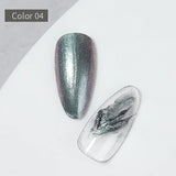 Vendeeni 6 Colors Cream Metal Gel Nail Polish Shiny Platinum UV Soak Off Gel Lacquer Painting Edge Line Gel Varnish For Nail Art