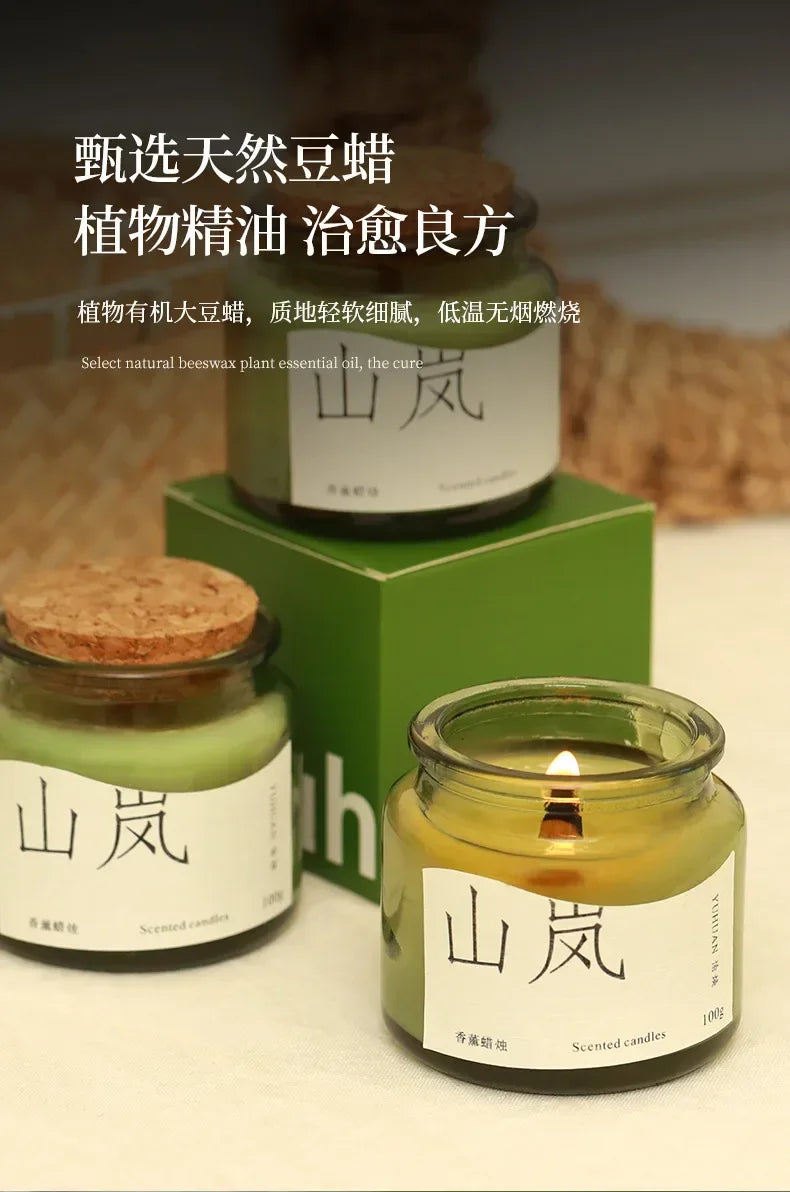 Aromatherapy Candles Indoor Bedroom Fragrance Home Long Lasting Light Fragrance Helps Sleep Purifying Air Birthday Gift