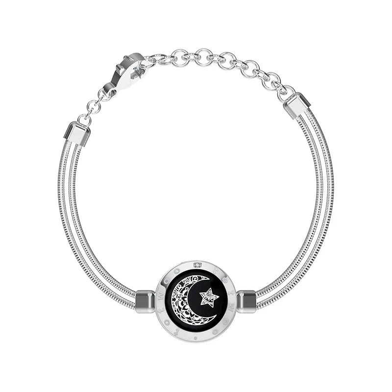 TOTWOO Touch Single Bracelet - Long Distance Touch Bracelet Light up and Vibration Relationship Love Baracelet Smart Jewelry - Lootquake