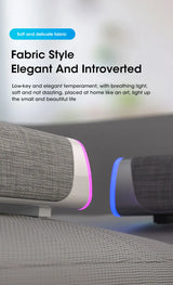 Enceinte Bluetooth sans fil, barre de son stéréo 4D, enceintes surround pour ordinateur portable, projecteur, PC, lecteur de musique, prise auxiliaire 3,5 mm, câble USB