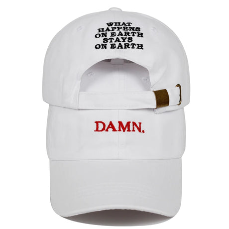 Unisex Spring summer DAMN Hats Embroidered Earth Dad Hat Hip Hop cap Kendrick lamar Rapper Snapback hats Baseball Cap wholesale - Lootquake