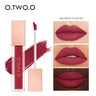 O.TWO.O 12 Color Liquid Lipstick Matte Finish Sexy Silky Lip Gloss Waterproof Kiss-proof Lasting Lip Glaze Lip Tint Cosmetics