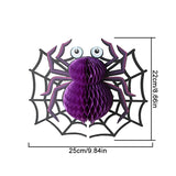 Halloween 3D Paper Pendant Decorations Pumpkin Bat Spider Haloween Wall Decor Halloween Party Bar Haunted House Wall Hanging