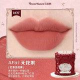 Flower Knows Strawberry Rococo Series Cloud Lip Cream Lip Gloss Long Lasting Velvet Lip Tint Lipstick for Women Cosmetic