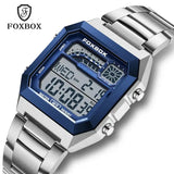 LIGE 2025 Men's watches Luxury LED Luminous Date Wristwatch Waterproof Sports Square  Casual Quartz Watches male reloj hommes - Lootquake