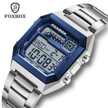 LIGE 2025 Men's watches Luxury LED Luminous Date Wristwatch Waterproof Sports Square  Casual Quartz Watches male reloj hommes - Lootquake