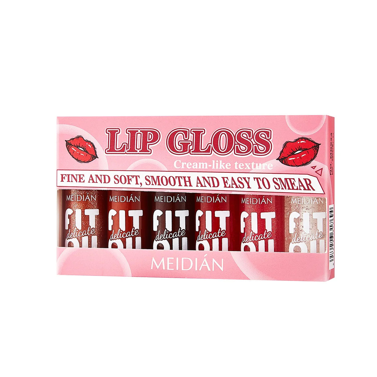 Lip Gloss Kit (6 Colors),Mirror Finish Water Shine Lipstick Set,Long-Lasting Moisturizing Lightweight Lipgloss,Non-sticky Makeup