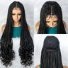 Bohemian Box Braids with Curly Ends | Pre-looped Crochet Hair