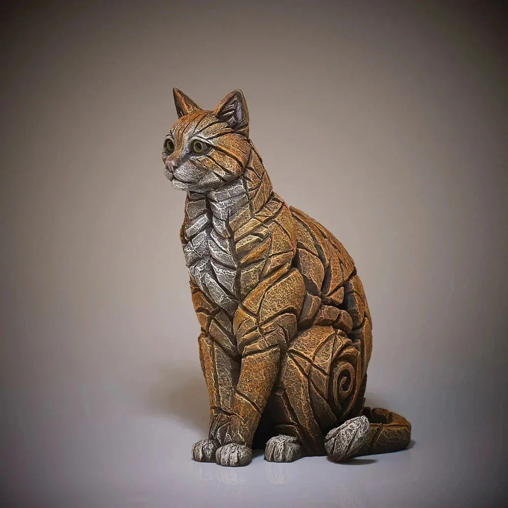 New Home Decor Cat Sculpture Resin Craft Ornament Living Room Decoration Halloween Christmas Handicrafts Ornaments
