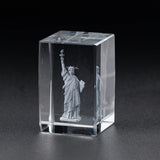 Statue of Liberty Transparent Crystal Inside Carved Desktop Feng Shui Paperweight Holiday Gifts Fine Home Decorations Souvenirs