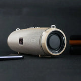 Enceinte Bluetooth portable sans fil 200 W, caisson de basses haute puissance, étanche, avec radio FM, port USB et carte TF.