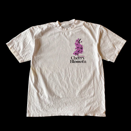Vintage Harajuku Classic Peach Blossom Print Casual Street Short Sleeve Round Neck T-shirt Y2k Large Kawaii T-shirt Women  Goth - Lootquake