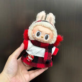 Peluche Labubu V1 V2 V3 de 17 cm, ensemble de vêtements de styles multiples, accessoires de tenue Labubu, vêtements de jeu tendance, vêtements Labubu