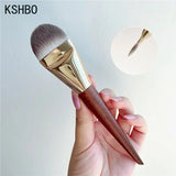 KSHBO Brocha de maquillaje superfina para base de maquillaje, corrector, crema, base líquida, base facial, brocha profesional para base, herramientas de maquillaje