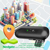 Altavoz Bluetooth 5.4, kit manos libres para coche, clip para visera, receptor de audio inalámbrico, altavoz, reproductor de música a todo volumen, micrófono dual