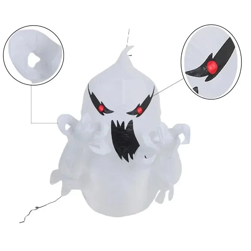 3.4FT Party & Holiday DIY Decorations Halloween Inflatable Toys Ghost Model Blow Up Decor Indoor Courtyard Garden Lawn Decors