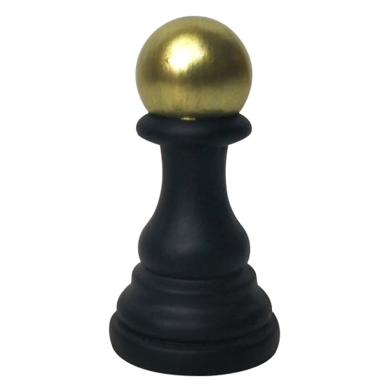 Chess Statue Decor Desktop Ornaments Art Figurines Office Study Chessmen Sculpture Home Decors Garden Decor Miniatures