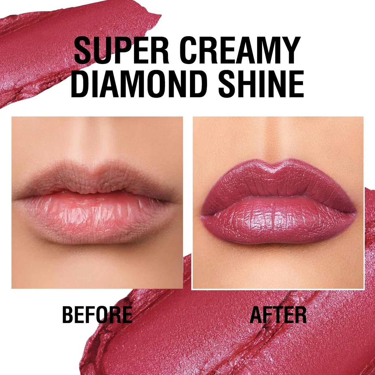 Fine Glitter lipstick, Quicksand Gold Lipstick, Moisturizing Silky Mermaid Girl Pink, Long-Lasting Waterproof Grapefruit Orange