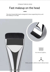 1 pc Foundation Brush – Thin Face Contour Brush for BB Cream, Foundation Powder, Cream & Facial Mask Makeup Applications