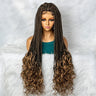 Bohemian Box Braids with Curly Ends | Pre-looped Crochet Hair