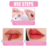 20cs/Set Liquid Lipstick Non-Stick Cigarette Tattoo Swab Cotton Makeup Waterproof Moisturizing Lip Gloss Portable Design Ko M6Y4