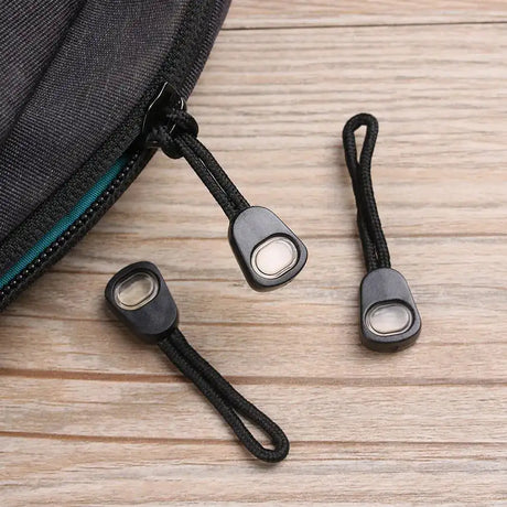 10Pcs Zipper Puller End Fit Rope Tag Fixer Zip Cord Tab Replacement Clip for Broken Buckle Travel Bag Suitcase Tent Backpack - Lootquake