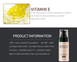 Base de maquillaje líquida profesional para rostro, cobertura total, corrector, hidratante, control de grasa, base de maquillaje, iluminador, maquillaje facial.
